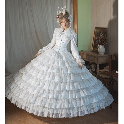 Sentaro Frost Sugar Fishbone Regulable Petticoat PLUS Edition with Multiple Length Options(Reservation/Full Payment Without Shipping)